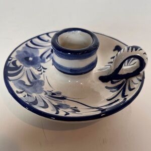 Finger Hole Candlestick Holder